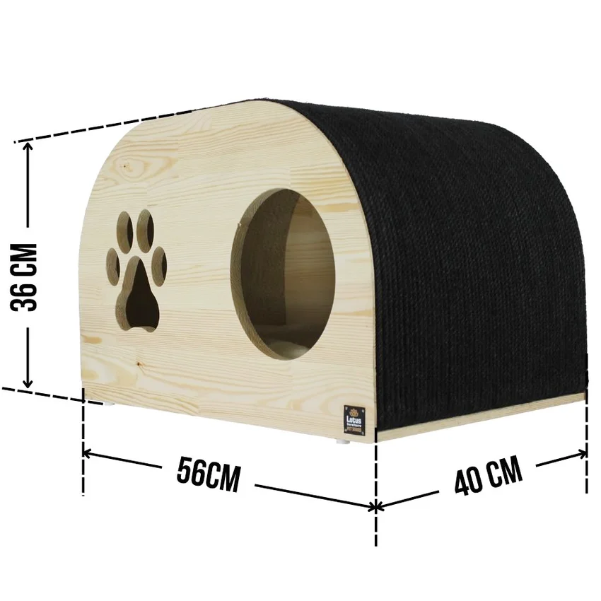 Torino Tırmalamalı Kedi Evi - Görsel 2